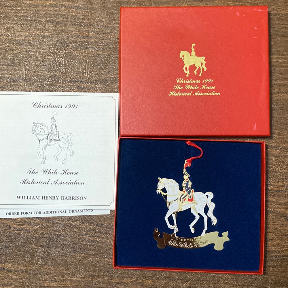 NEW White House Christmas Ornament 1991: White House Historical Association